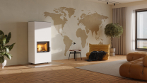 Kamin neocube F 10 Arctic White Rille