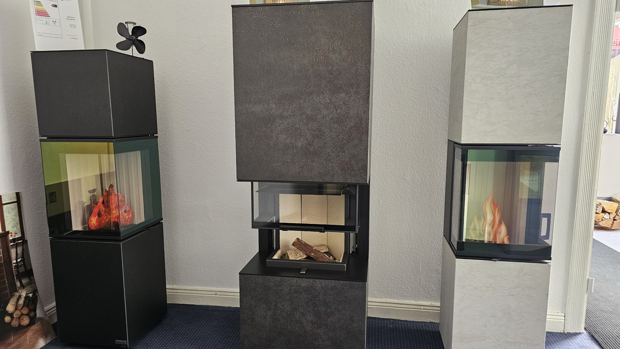  Laden Kaminausstellung Hochkamine freistehend