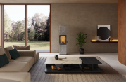Kamin neocube S 30 XL Glaskeramik Stormy Grey